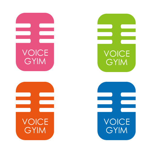 ボイスジムロゴマイクモチーフ4種提案大