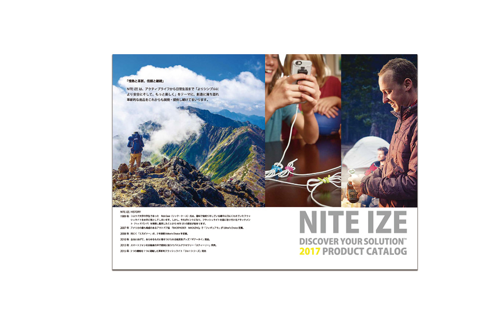 ナイトアイズ総合カタログの裏表紙大
