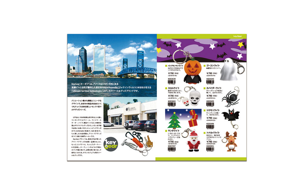 キーギア総合カタログの商品ページ大